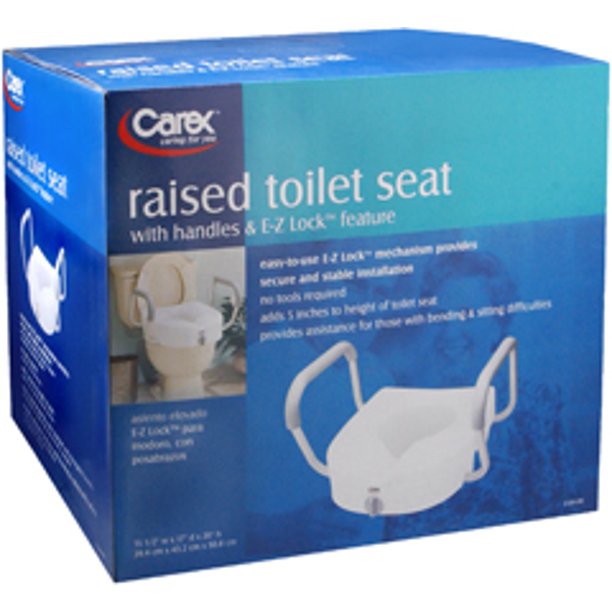 Carex toilet riser with handles