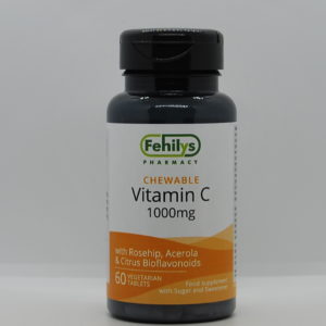 Fehily's Pharmacy Chewable Vitamin C 1000mg Tablets 60 pack