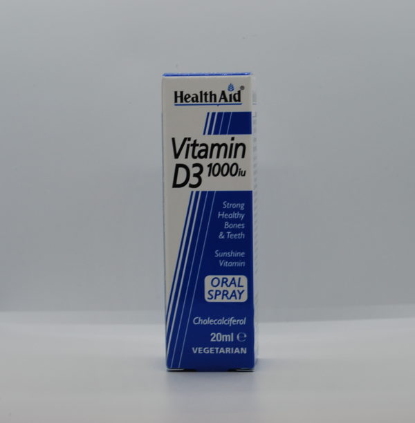 HealthAid Vitamin D3 1000IU Spray 20ml