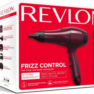 Revlon Frizz Control Hair Dryer and Styler Set